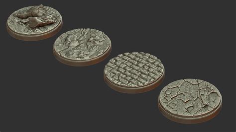 miniature base stl free.